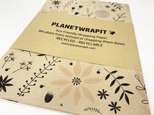 Load image into Gallery viewer, Spring Garden - Recycled Kraft Wrapping Paper
