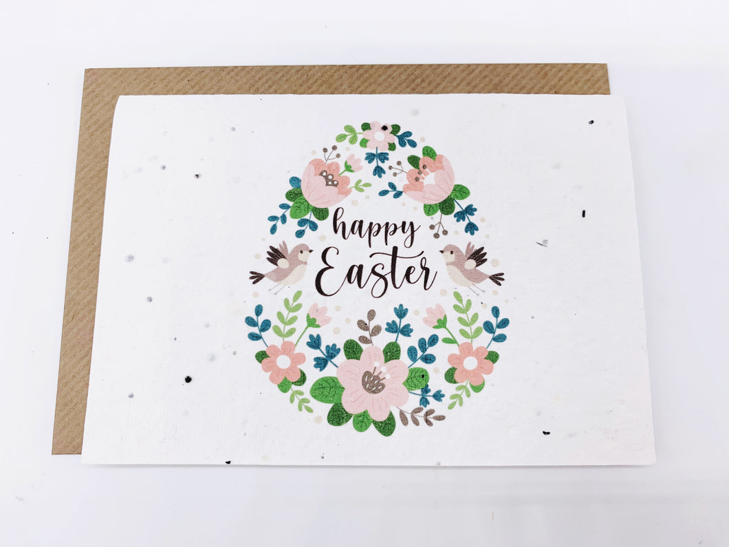Plantable Greetings Seed Card - Happy Easter