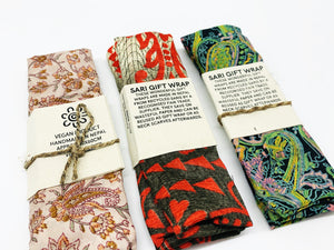 Reusable Fabric Gift Wrap - Reclaimed and Fair Trade