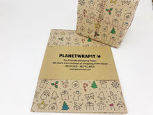 Load image into Gallery viewer, Christmas Fun (Natural)  - Recycled Wrapping Paper
