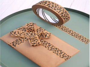 Animal Print Tape (24mm x 50mm) - Biodegradable Parcel Tape