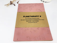 Load image into Gallery viewer, Enchanted Garden Recycled Kraft Wrapping Paper
