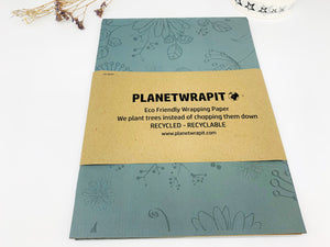 Enchanted Garden Recycled Kraft Wrapping Paper