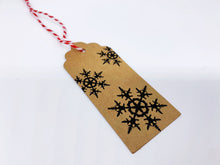 Load image into Gallery viewer, Christmas Print Kraft Gift Tags - Pack of 10 (Brown or White)
