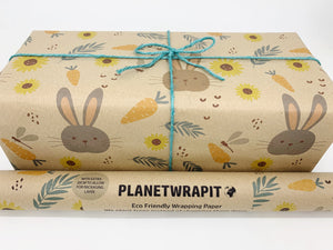 Bunny - Recycled Kraft Wrapping Paper