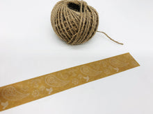 Load image into Gallery viewer, Paisley Print - Kraft Paper Recyclable Tape
