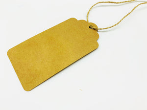 Recyclable Kraft Gift Tags - Pack of 10