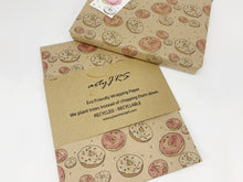 Load image into Gallery viewer, Doughnuts - Recycled Kraft Wrapping Paper
