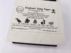 Eco Maximus Conservation Elephant Dung Note Cube
