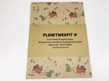 Load image into Gallery viewer, Christmas Dinosaur Gift Wrap - Recycled Kraft Wrapping Paper

