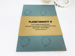 Balloons - Recycled Kraft Wrapping Paper