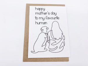 Mothers Day From the Dog - Plantable Greetings Seed Card
