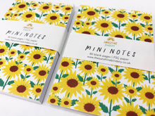 Load image into Gallery viewer, Mini Sunflowers Recycled Note Pad
