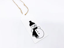 Load image into Gallery viewer, Christmas Print Kraft Gift Tags - Pack of 10 (Brown or White)
