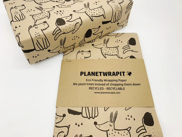 Bee Recycled Wrapping Paper  Eco friendly Gift Wrap – planetwrapit