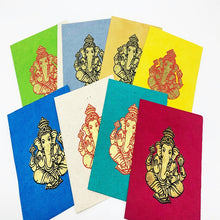 Load image into Gallery viewer, Himalayan Lotka Paper Ganesh Greetings Cards - 8 Blank Cards
