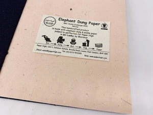 Large Eco Maximus Conservation Elephant Dung Notebook