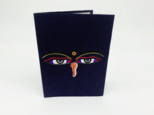 Load image into Gallery viewer, Himalayan Lotka Paper Wisdom Eyes Greetings Cards - 8 Blank Cards
