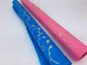 Luxury Handmade Lotka Wrapping Paper - Floral