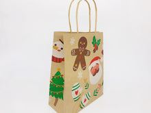 Load image into Gallery viewer, Christmas Small Kraft Paper Bags (x3)
