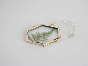 Mini Hexagon Hanging Photo Bauble