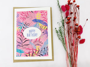 Birthday Card - 100% Recycled