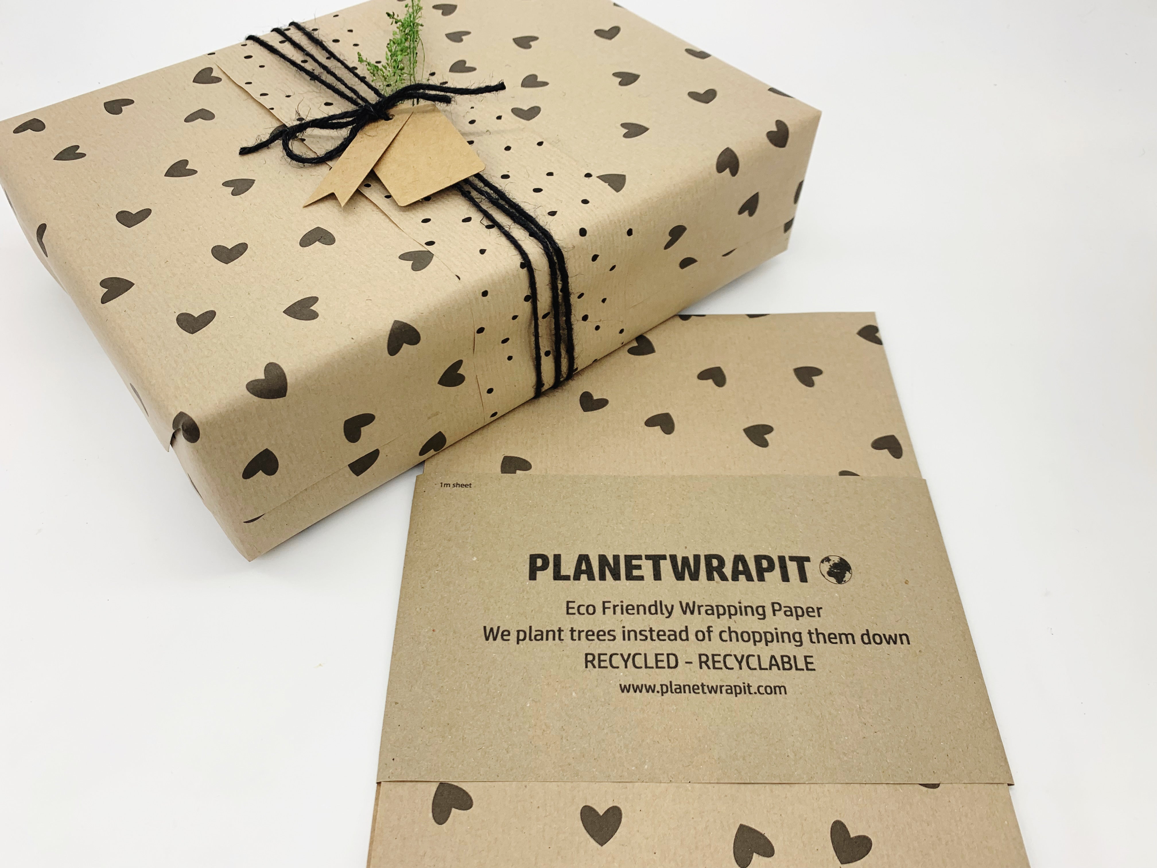 recyclable 17gsm Black Kraft Wrapping Paper 100% Virgin Wood Pulp