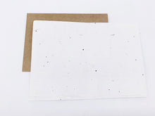 Load image into Gallery viewer, Botanical Line Flowers - Plantable Greetings Card
