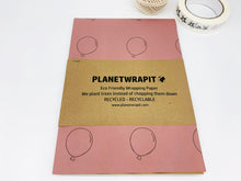 Load image into Gallery viewer, Balloons - Recycled Kraft Wrapping Paper
