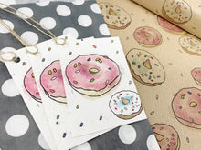 Load image into Gallery viewer, Doughnuts Seed Paper Gift Tags (x3)
