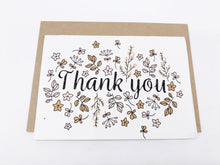 Load image into Gallery viewer, Thank you Autumn Leaves - Plantable Greetings Seed Card
