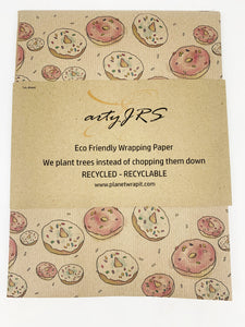Doughnuts - Recycled Kraft Wrapping Paper