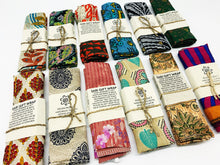 Load image into Gallery viewer, Reusable Fabric Gift Wrap - Reclaimed and Fair Trade
