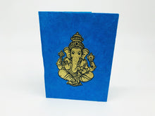 Load image into Gallery viewer, Himalayan Lotka Paper Ganesh Greetings Cards - 8 Blank Cards

