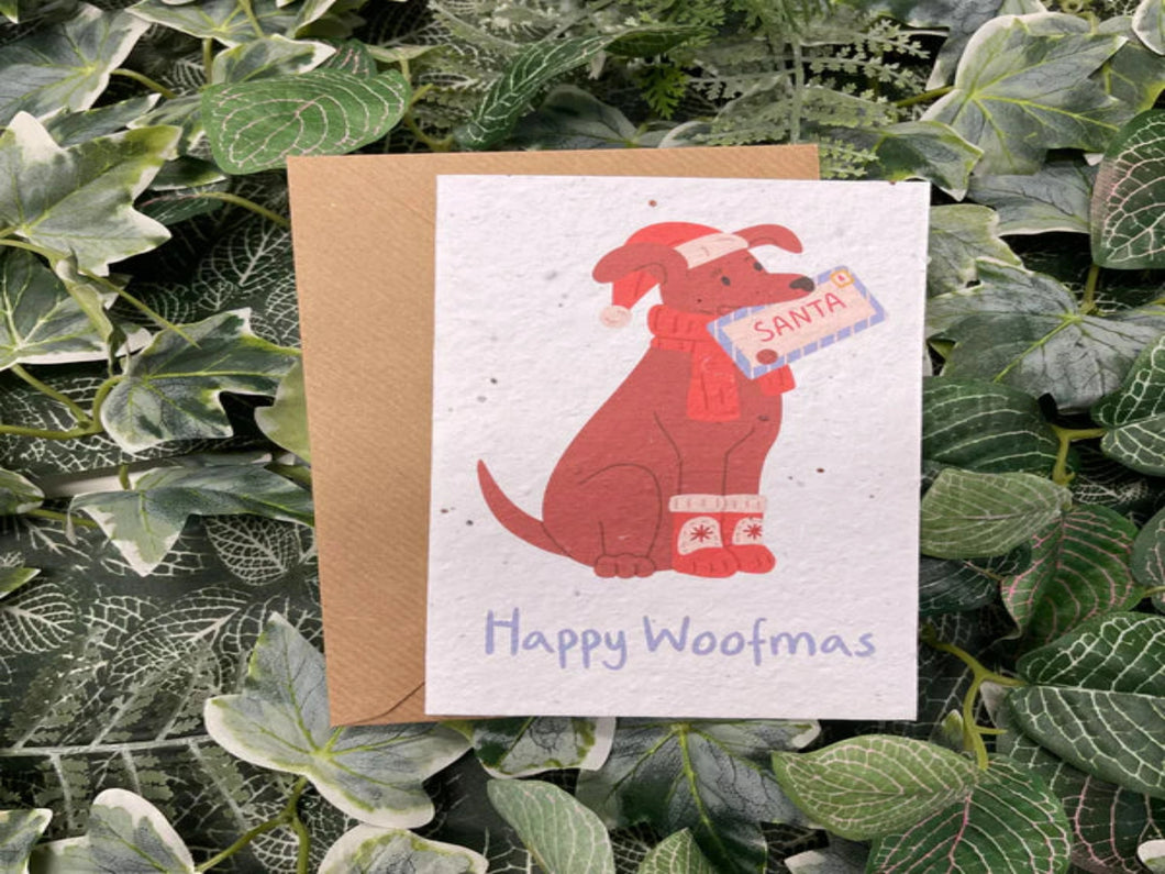 Woofmas - Plantable Christmas Seed Card
