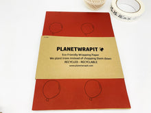 Load image into Gallery viewer, Balloons - Recycled Kraft Wrapping Paper
