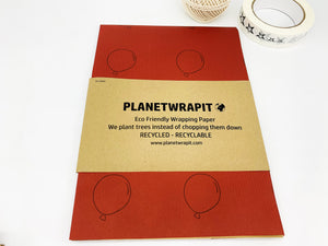 Balloons - Recycled Kraft Wrapping Paper