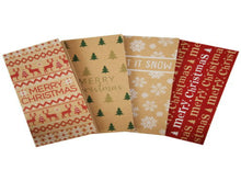 Load image into Gallery viewer, Recyclable Christmas Kraft Money Wallets (x4)

