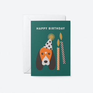 Party Dog - Birthday Card