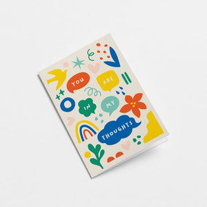 You are in my thoughts - Greetings Card