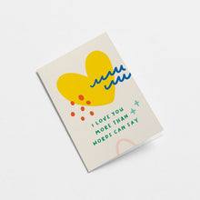 Load image into Gallery viewer, Love You Card
