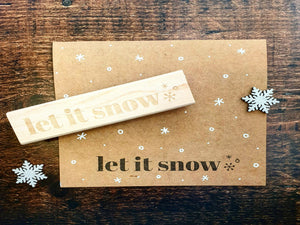 Let It Snow Stamp