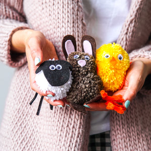 Farmyard Friends Pom Pom Craft Kit